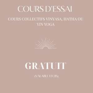 cours d'essai gratuit