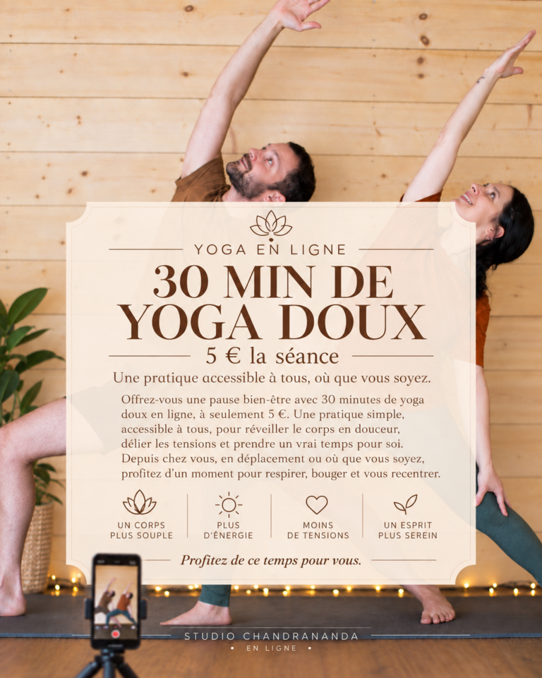 yoga doux en ligne pour tous partout en france