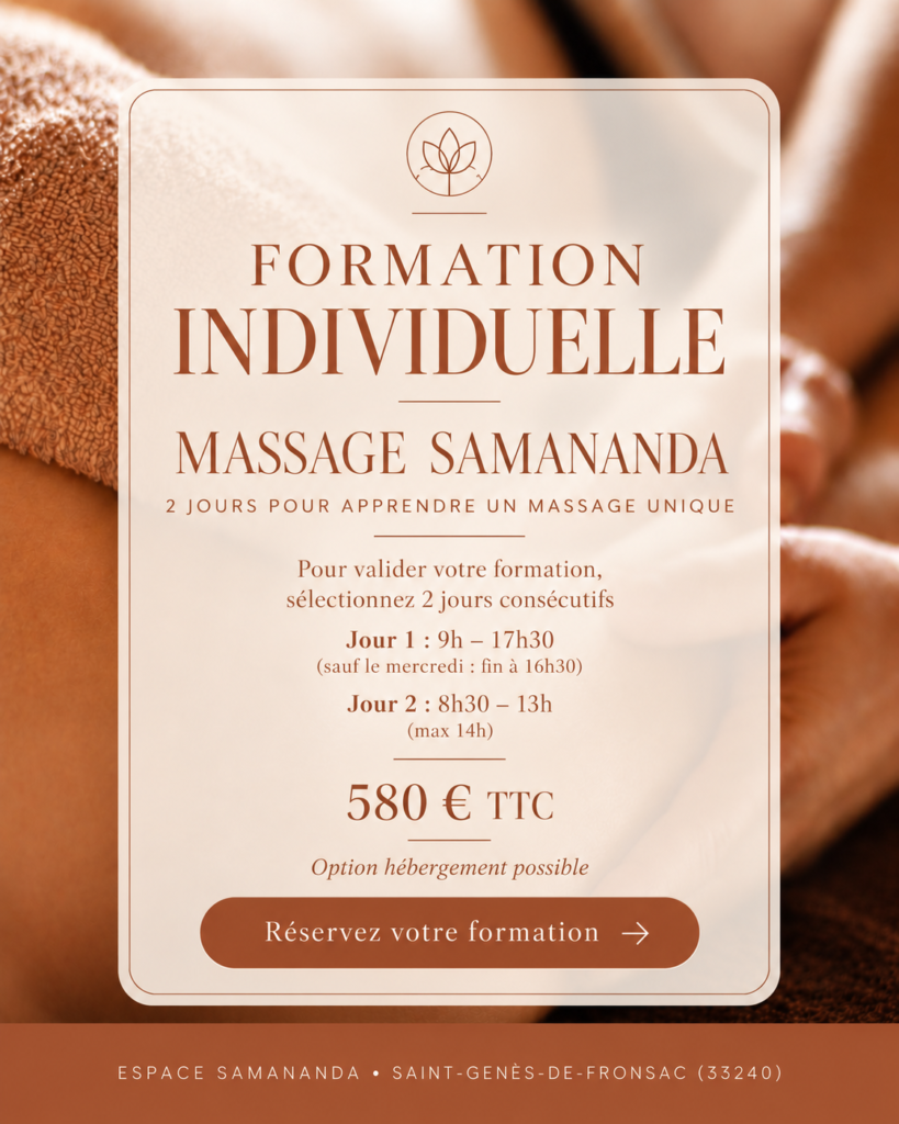 infos et réservation massage individuelle bordeaux